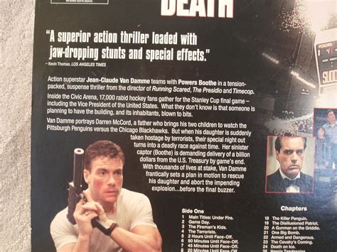 Buy Laserdisc Letterboxed Edition of [Sudden Death ] 1995 Van Damme ...