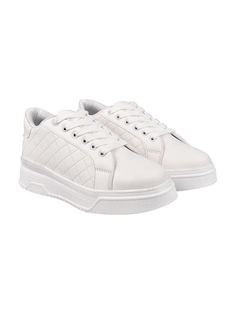 Buy Shoetopia Girls A-36 White Sneaker - 3 UK (Girls-A-36-White) at ...