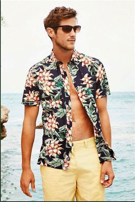 Beach wear mens sportswear | Mens summer outfits, Beach outfit men ...