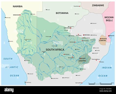 Africa Map Orange River