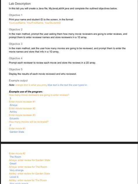 Image result for Java Create Your Own Lab Examples