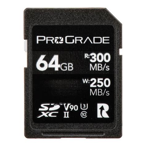 ProGrade Digital SDXC UHS-II V90 Memory Card 64GB – RetinaPix.com