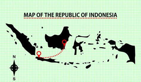 VECTOR MAP OF INDONESIA WITH GRID BACKGROUND. ACCOMPANYED WITH DIAGRAM GRAPHICS 11610970 Vector ...