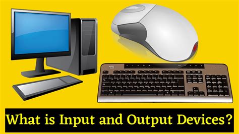 Input and Output (I/O) devices of Computer System - ComputerFy