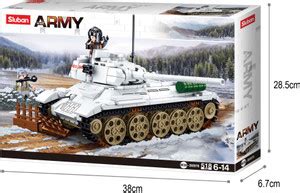 Sluban T-34/85 Medium Tank, Building Blocks - T-34/85 Medium Tank ...