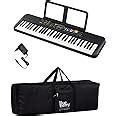 Yamaha PSR-F52 Digital Keyboard 61 Keys With Adapter & Blueberry Black ...