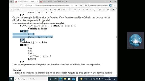 Image result for Sous-Programme Algorithme