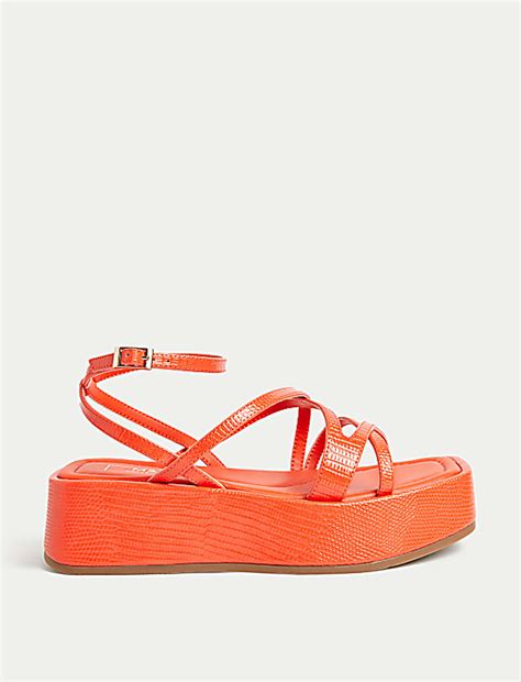 Buy Strappy Flatform Sandals at Marks & Spencer