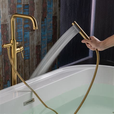 ᐅ【WOODBRIDGE F0073BGRD Contemporary Single Handle Floor Mount ...