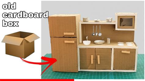 Image result for How to Make Kitchen Model with Cardboard