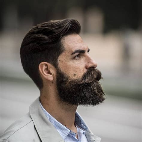 Shorter Beard and Long Mustache | Short beard, Beard styles, Beard ...