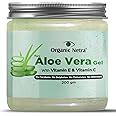 Organic Netra Pure Aloe Vera Gel with Vitamin C & E for Skin, Face and ...