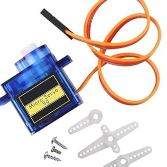 SG90 9G Micro Servo Metal Geared Motor Kit (pack of 2) for RC Robot Arm ...