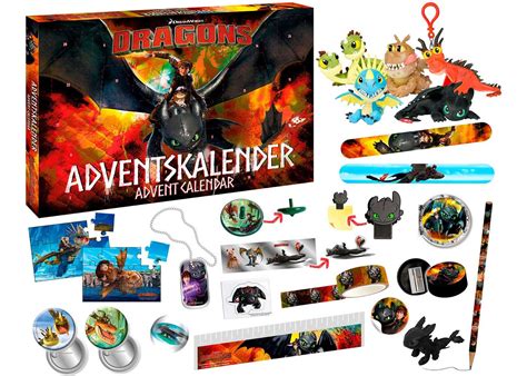 Craze 57323 How To Train Your Dragon Advent Calendar, Multi Color ...