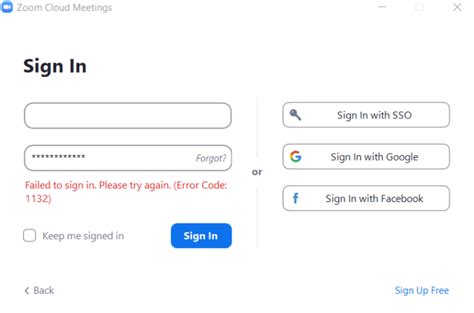 Image result for Zoom Error Code 1132 Fix