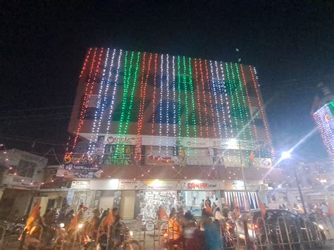 The city of Khambhat lit up on the eve of the 75th Republic Day