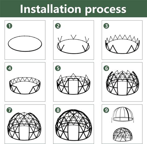 Gaonala Garden Dome Igloo, 15 * 9.5 ft PVC Dome Tents with 2 India | Ubuy