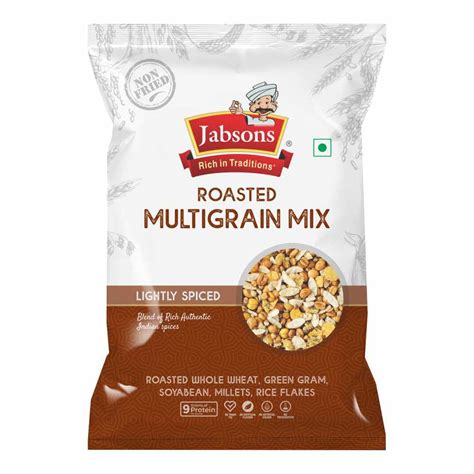 Jabsons Roasted Multigrain Mix 200g | Healthy Protein-Rich Snack ...
