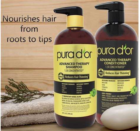 Buy Pura d'or | Purador| Advanced Therapy Anti-Hair Thinning Shampoo ...