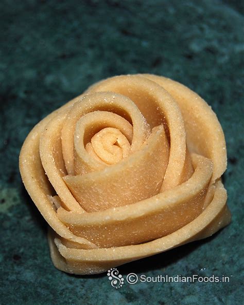 Golap pitha | Rose Flower Pitha-How to make-Step by step photos
