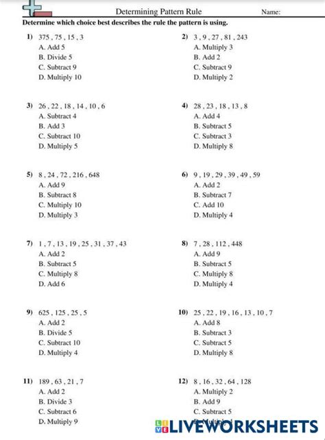 Pattern Exercise 的图像结果