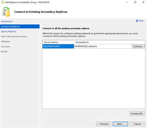 Adding Replica Node to SQL Server Availability Group 的图像结果