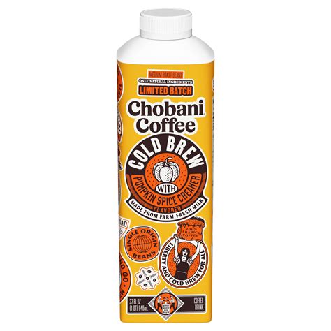 Chobani Pumpkin Spice Creamer Cold Brew Coffee - Shop Coffee at H-E-B