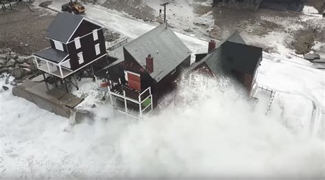 Video: Storm Surge Smashes Massachusetts Coastal Town During Nor’easter ...