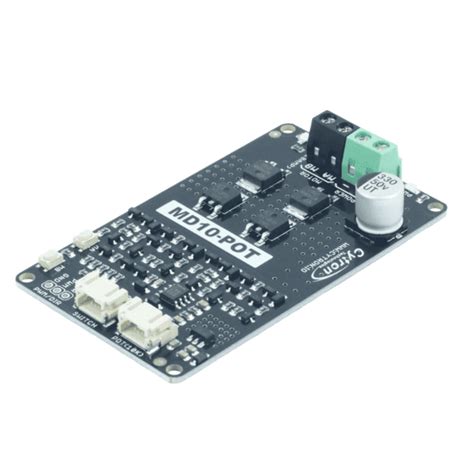 Cytron 10Amp 7V-30V Switch Control Potentiometer with DC Motor Driver ...