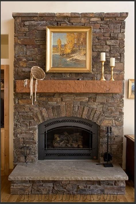 Fireplace Surround Stacked Stone at Frank Jimenez blog