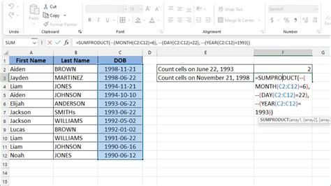 How to Query Count for Specific Day SQL 的图像结果