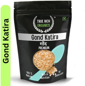 True Rich Organics Gond Katira ,Tragacanth Dried Gum, Badam Pisin Seed ...