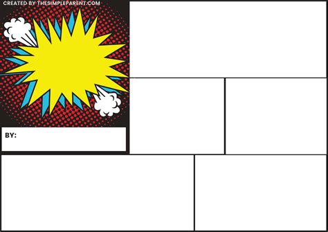 40 Free Printable Comic Strip Templates [PDF]