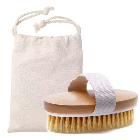 Buy eHomeA2Z Dry Brushing Body Brush Exfoliating Brush Natural Bristle ...