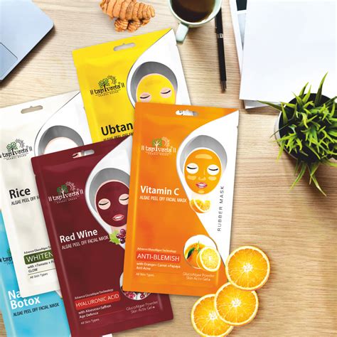 Buy Best Vitamin C GlucoAlgae Peel Off Facial Mask