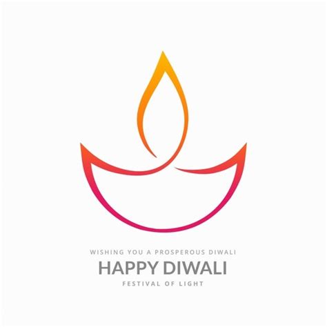 Diwali colorful symbol | Free Vector