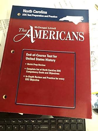 Americans, Grades 9-12 Eoc Test Practice and Review Workbook: McDougal ...