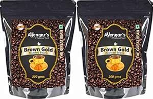 Ayengar’s BROWN GOLD - Roasted Bean - Pack of 2 - 400 Gram (200gms x 2 ...