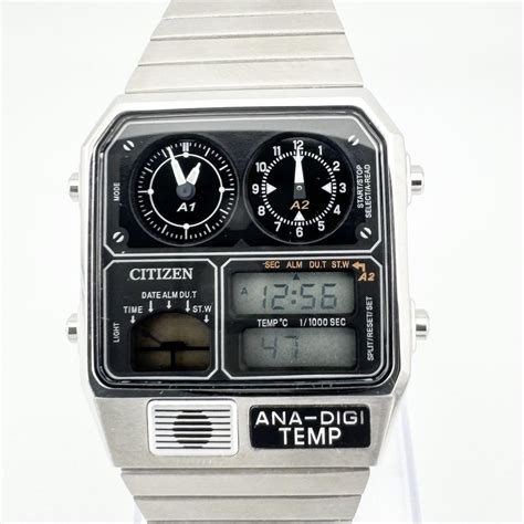 Citizen ANA-DIGI TEMP JG2101-78E Men's Quartz Watch, … - Gem