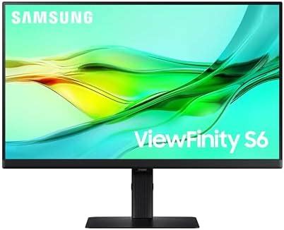 Samsung 24-Inch(60.45cm) QHD ViewFinity S6 Monitor, IPS, USB Type-C ...