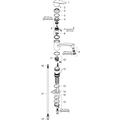 hansgrohe Kitchen mixers: Logis M31, Single lever kitchen mixer 120 ...