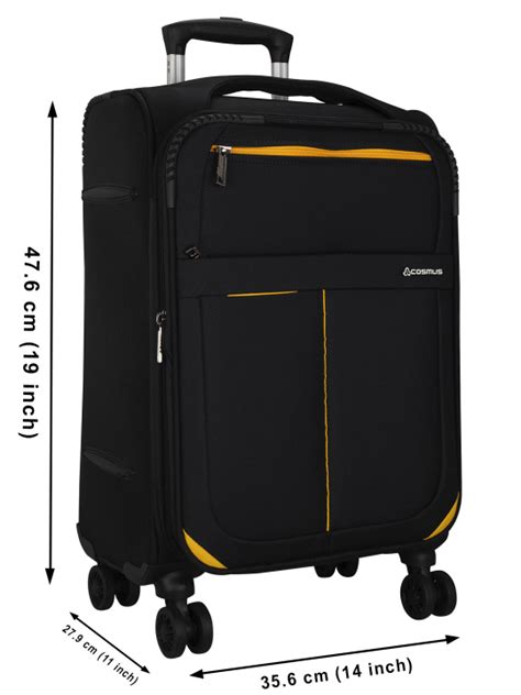 Buy Antarctica 20 Inch Luggage Trolley Bag Black Bag Manufacturer
