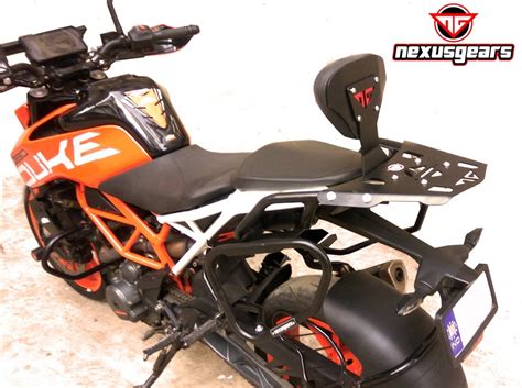 KTM 390/250/200/125 (2017 onwards) Rear Rack with Saddle Support and B ...
