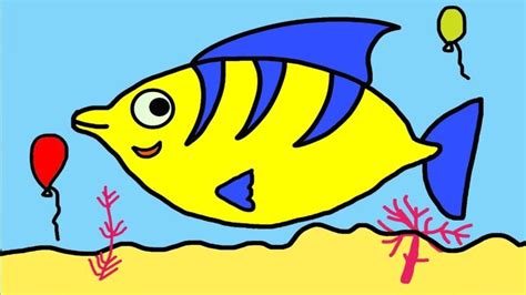 How to draw a fish step by step || Fish Drawing || easy fish drawing ...