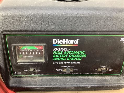 Lot - Diehard Battery Charger, Jumper Cables, Battery