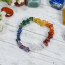 Buy 7 Chakra Natural Stone Chip Bracelet Online in India - Mypoojabox.in