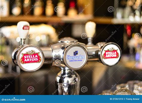 Hoegaarden and Stella Artois Beer Editorial Image - Image of hoegaarden, belgian: 27261315