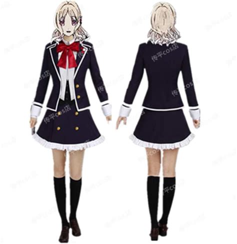 Buy EChunchan Diabolik Lovers Komori Yui School Uniform Dress Outfit ...