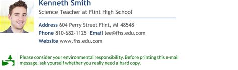 Image result for Simple Email Signature Examples