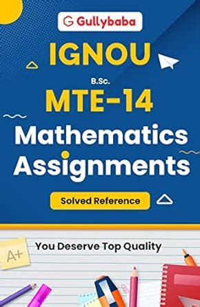 Buy Gullybaba IGNOU B.Sc. Sem MTE-14 Mathematical Modelling in English ...